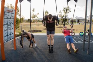 Outdoor fitness equipment for an active lifestyle